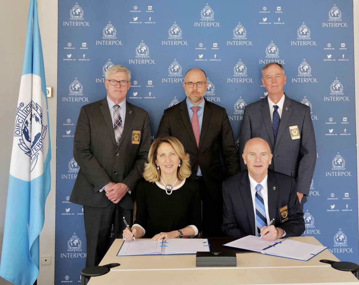 Building on our strong relationship with <a href="/TheIACP/">The IACP</a>, delighted we have signed a MoU to support joint training activities, sharing of expertise and information exchange on law enforcement activities. Looking forward to our increased collaboration.