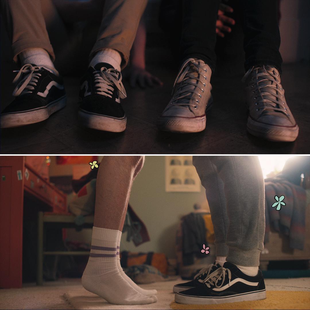 Like if you can identify these two by shoes alone.