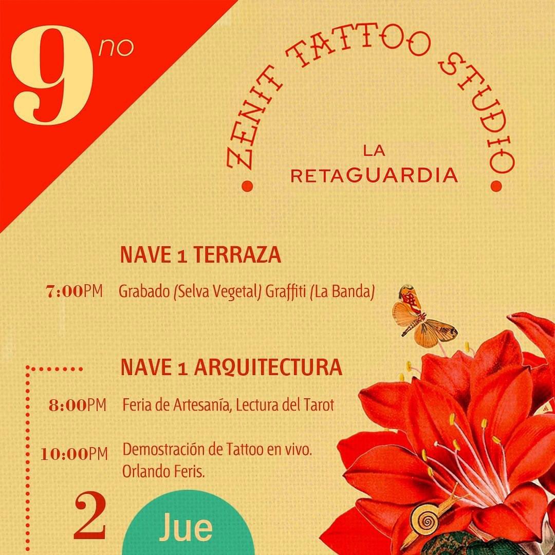fabricadeartecu's tweet photo. 💥 La Retaguardia 💥

¡Esto comienza HOY! Música, exposiciones, Djs, bazar de artesanía, instalaciones, tatuajes , graffitis en vivo y más. ¡Celebrando el 9no aniversario de @zenit_tattoo_cu ! 💥

¡Corre la voz! 🙌🏻

#EventosFAC #FábricaDeArteCubano #Cuba #LaHabana #ZenitTattoo https://t.co/e5FGc3nV9G