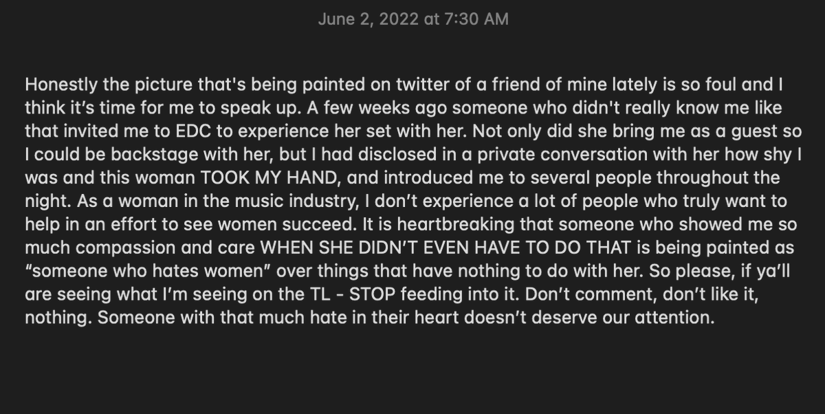 GOOODTROUBLE's tweet photo. I've told myself to just stfu and not say anything because we all know me standing up for shit on twitter doesn't end well but this is getting too much now. Stop letting the internet fool you without the facts. @UNIIQU3 is a true queen who cares about women and that's that. https://t.co/qcire7PUjy