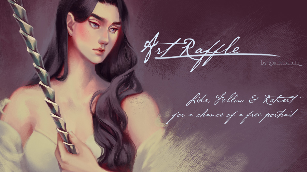 ✨ART RAFFLE ✨

As promised here is my art raffle to celebrate the funny number. Didn't think I'd actually pull through huh.

💫 The winner will get a portrait of one character of their choice!
 
💫Like and Retweet this post and follow me to enter

💫 Ends June 30th