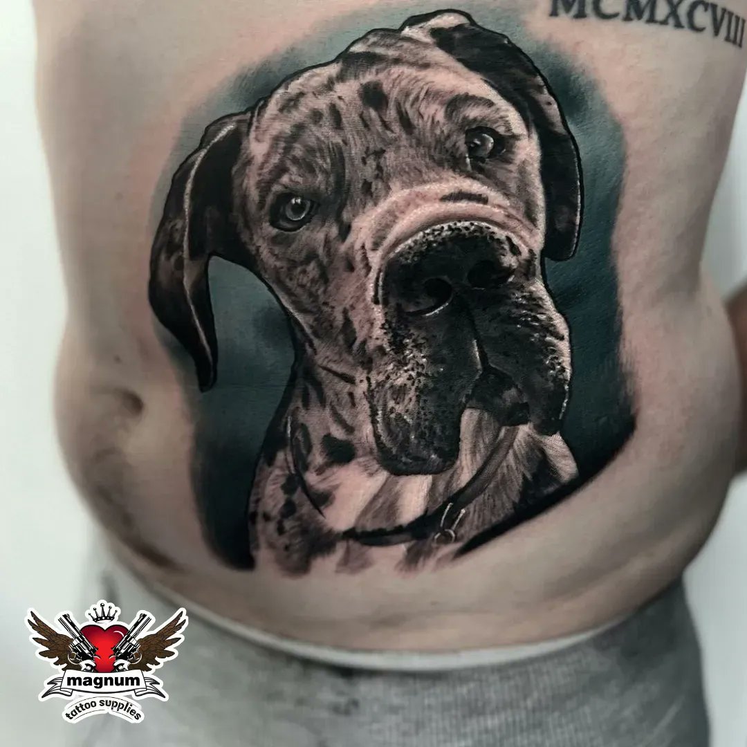 Great Dane Tattoo Canidae Line art , Dog Tattoo transparent background PNG  clipart | HiClipart