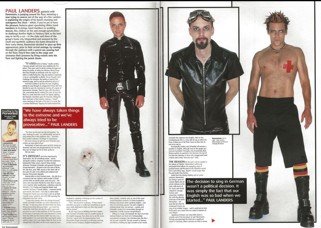 rammsteinhourly's tweet photo. KERRANG! Magazine - April 21, 2001 https://t.co/VgygUdQ4YK
