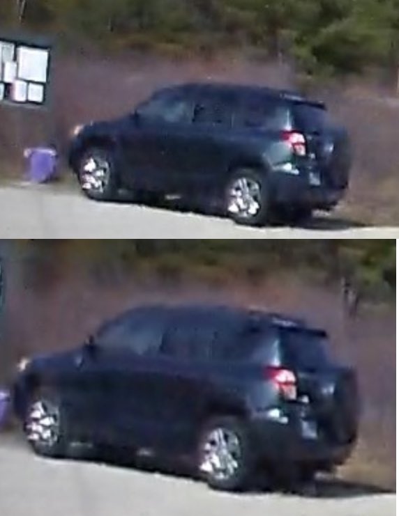 WMUR9's tweet photo. Right Now: @NH_DOJ, @ConcordPolice are looking to ID and speak to the owner/operator of the vehicle below. Officials say this connected to the murders of Concord couple, Stephen and Djeswende Reid. via @TimCalWMUR https://t.co/Yrs9hqLx5M