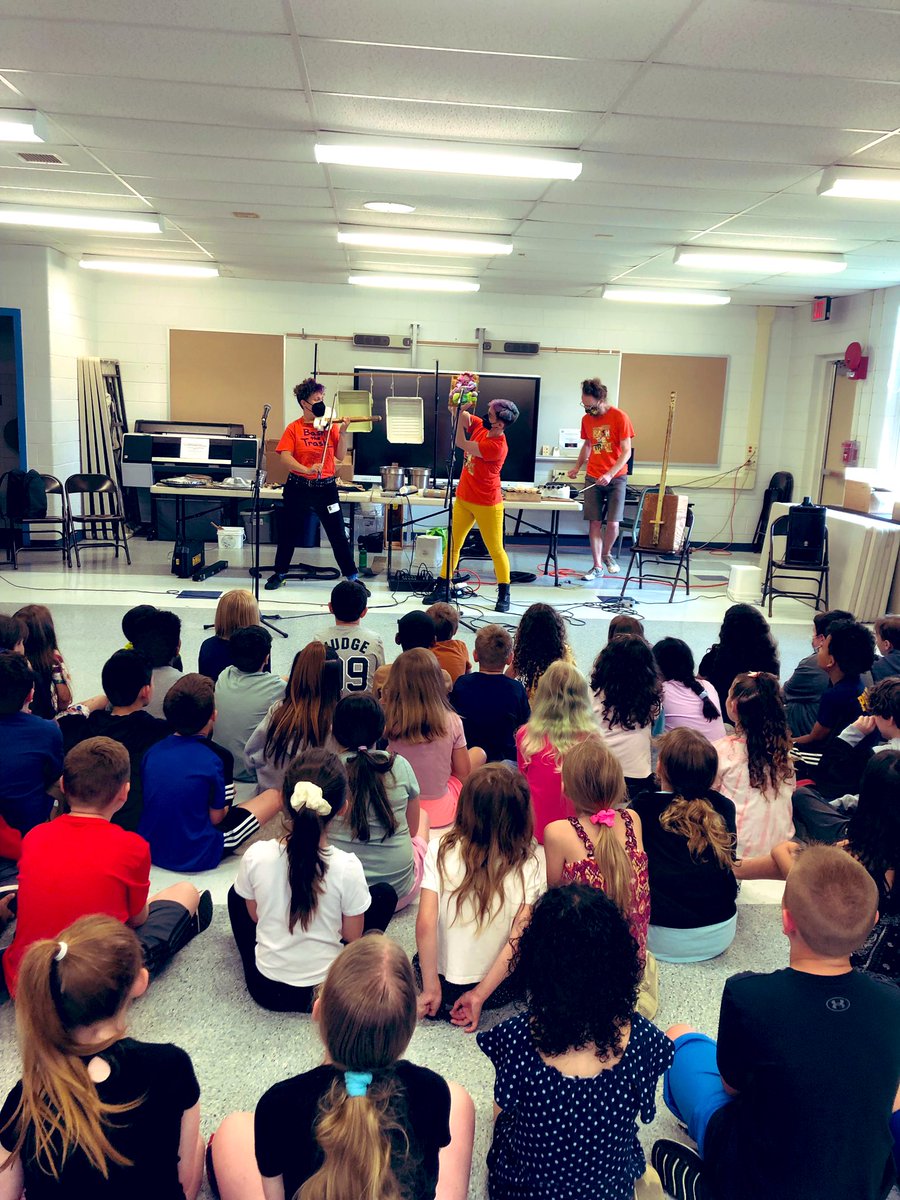 Students in grades k-2 got to experience an awesome assembly put on by <a href="/bashthetrash/">Bash the Trash</a>. Students learned about using trash to make instruments and music. <a href="/SachemSchools/">Sachem Schools</a> #upcycling