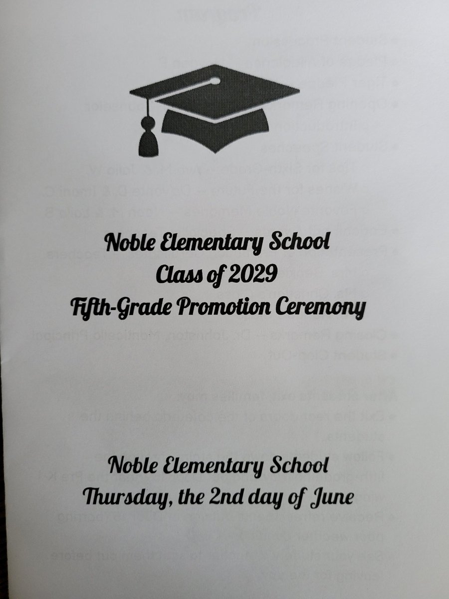 CHUHScience's tweet image. What a great turnout for @CHUHNoble Grade 5 Promotion Ceremony! Thank you to Dr. Johnston for his warm welcome to @CHUHMonticello for Noble&apos;s Class of 2029!