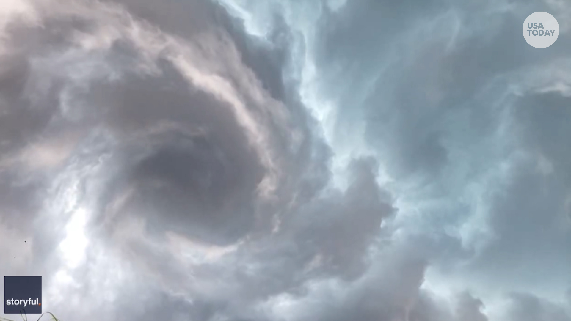 USA TODAY on Twitter: "A young storm chaser in Florida recently caught the  swirling mouth of a tornado on camera as it formed overhead.  https://t.co/22EqC9Hmo7" / Twitter