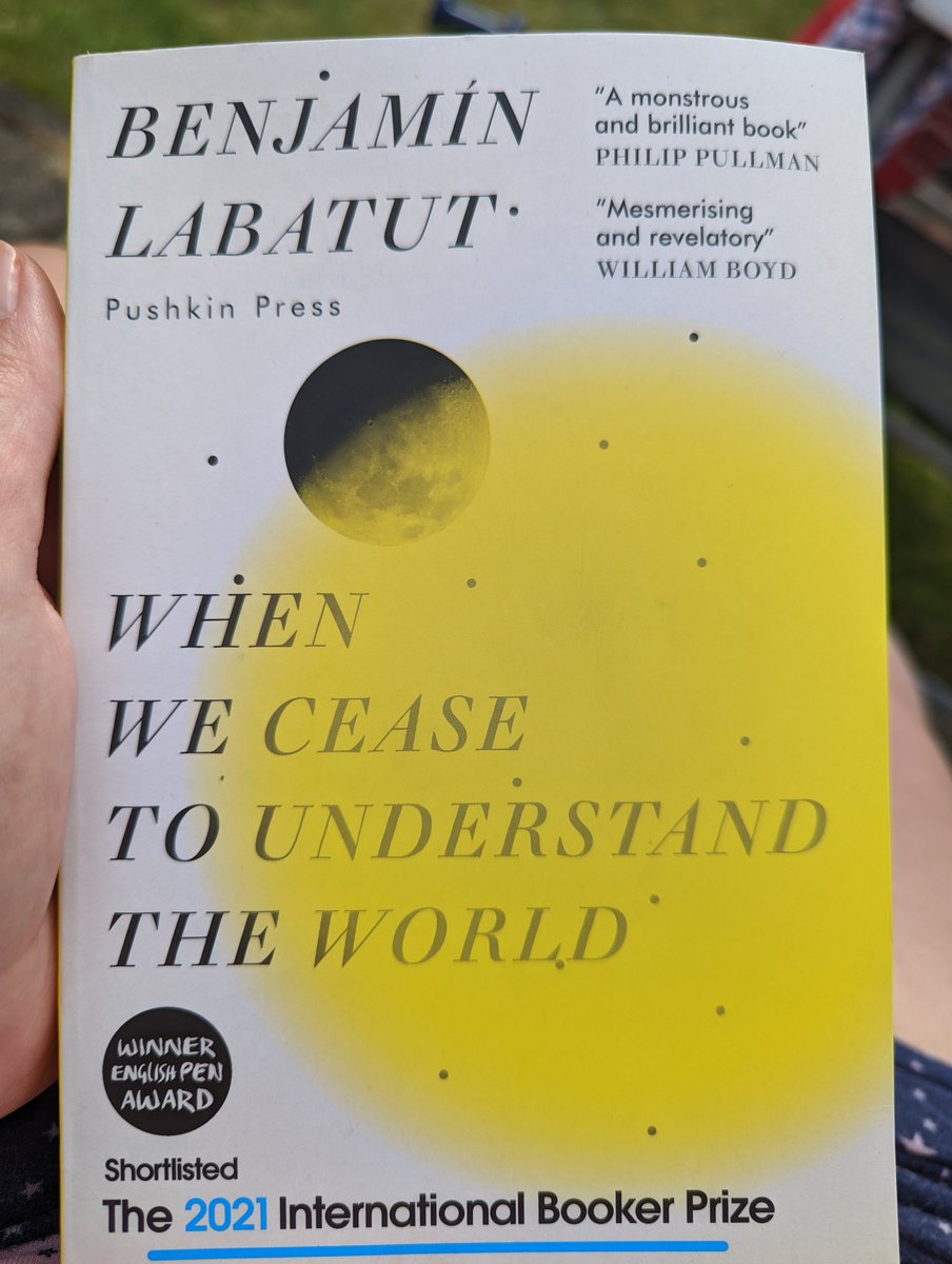 charlottederbys's tweet photo. In a book rut? One my daughter gave me after she read it. One word, PHENOMENAL. #BookRecommendation #benjaminlabatut https://t.co/4wZoDeWVJV