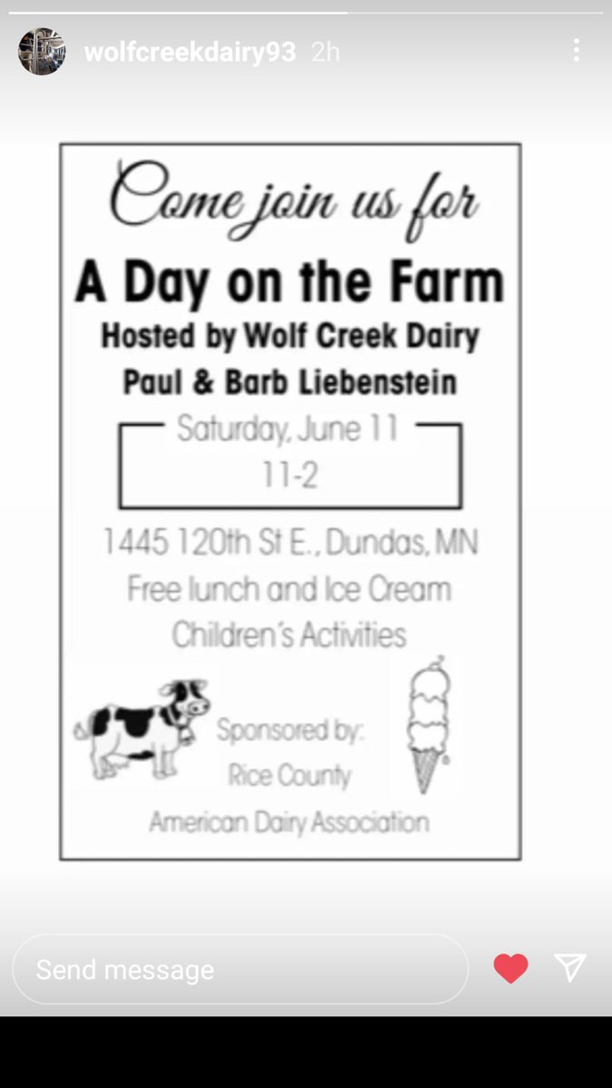 HSaemrow's tweet photo. Thanks Wolf Creek Dairy for hosting the Rice Co. ADA day on the farm! https://t.co/wI9uMLwjro