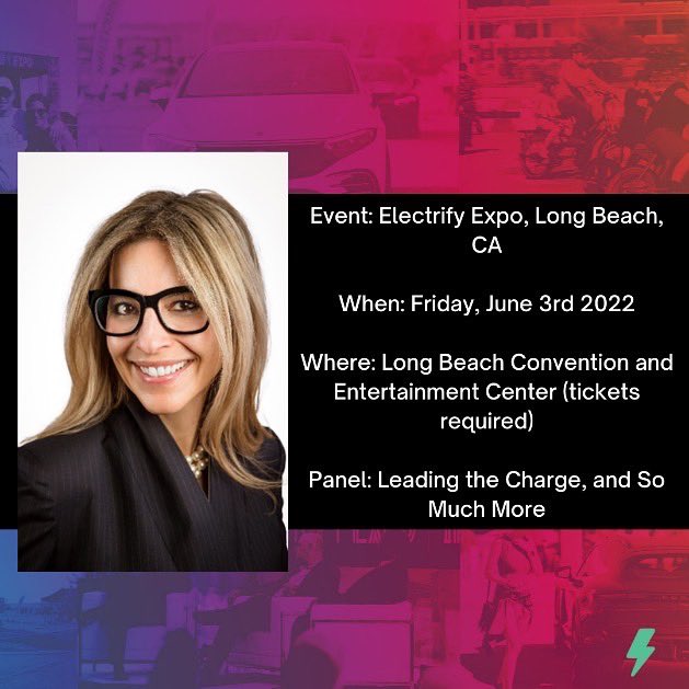 Leading the Charge, and So Much More ⚡️
 
Nicole Antakli, Chief Business Officer for Charge Enterprises, will participate in the @electrifyexpo panel discussion: Leading the Charge, and So Much More with fellow EV industry professionals.