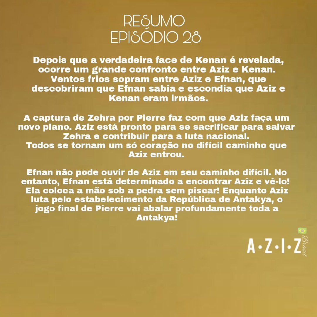 Resumo do episódio 28 de Aziz.

Season final 🔥

#Aziz #AzEf #MuratYıldırım #SimayBarlas