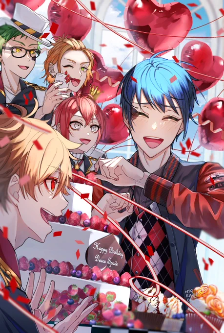 デュースくんお誕生日おめでとう～!🥳🎂

#デュース・スペード誕生祭2022 
#デュース・スペード生誕祭2022 