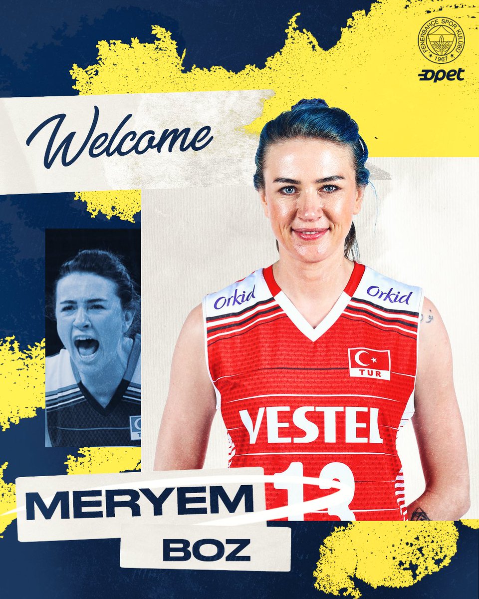 Hoş geldin Meryem Boz! 💛💙

🔗 bit.ly/3PXbv9v