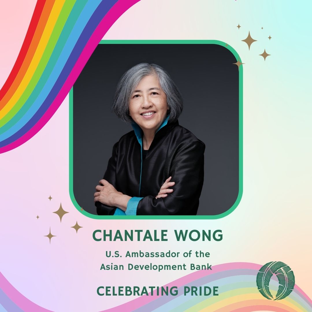 Today we celebrate Chantale Wong, the first openly lesbian, Senate-confirmed Ambassador! Ambassador Wong is beloved in our community, and serves as a leader, mentor, and devout public servant. #PrideMonth