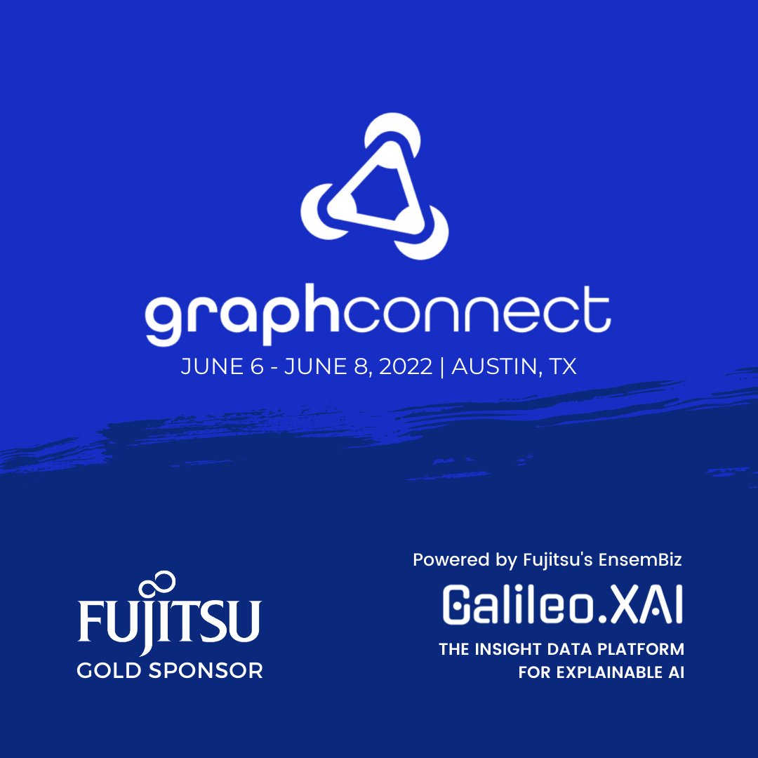 fujitsulabs's tweet image. Counting down to @GraphConnect   2022, June 6-8 at Austin, TX. Visit the #Fujitsu team at booth G4 to learn about the explainable graph AI @GalileoXAI and how it can assist you in the financial industry.  graphconnect.com 
#neo4j #MachineLearning