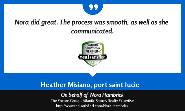 NoraTheRealtor's tweet photo. So, this recommendation has put me on cloud nine today. https://t.co/GaMmNIOc2E via @realsatisfied https://t.co/z0k1YuqMP3