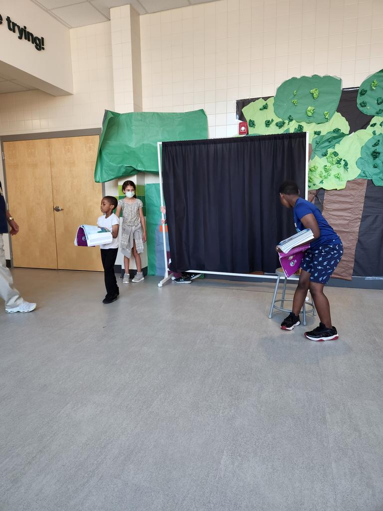 Mr. Houston is making memories with his students, as they perform plays. Cast and crew did an awesome job!