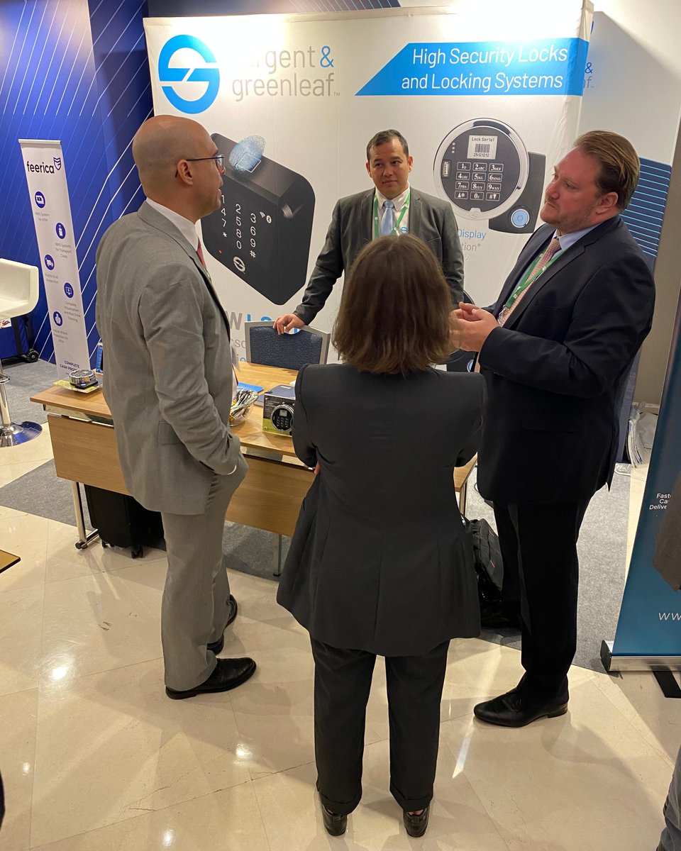 SG_Locks1's tweet photo. We had a great first day yesterday at the ICCOS EMEA Cash Cycle Seminar in Istanbul. Continuing the momentum throughout today. :)
#EMEA #ICCOS #SargentAndGreenleaf https://t.co/N9YQWSj6vx