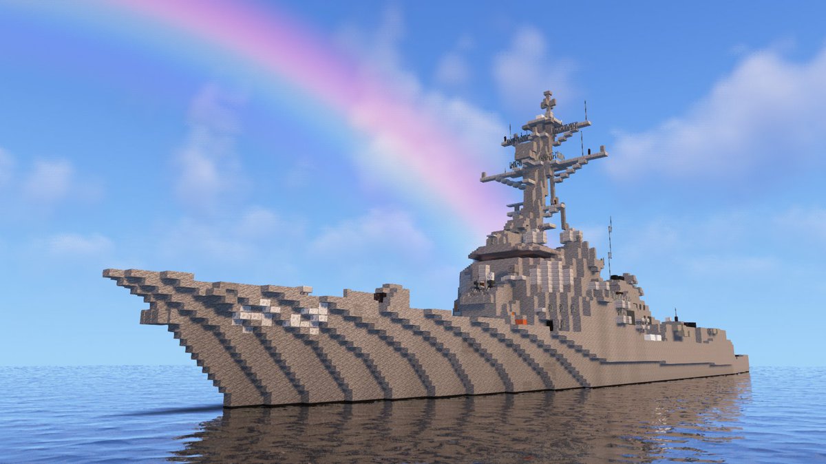 t_l_l_l_l_4663's tweet photo. 米海軍 アーレイ・バーク級駆逐艦フライトIIA
駆逐艦バルクリー
欧州方面展開(#FDNF-E)のスペイン ロタ海軍基地所属艦。
USS Bulkeley(#DDG84)Arleigh Burke-class Flight IIA guided missile destroyer
#Minecraft軍事部 #Minecraftbuilds #minecraft建築コミュ #USNavy #USSBulkeley https://t.co/wMUc8aKwDv