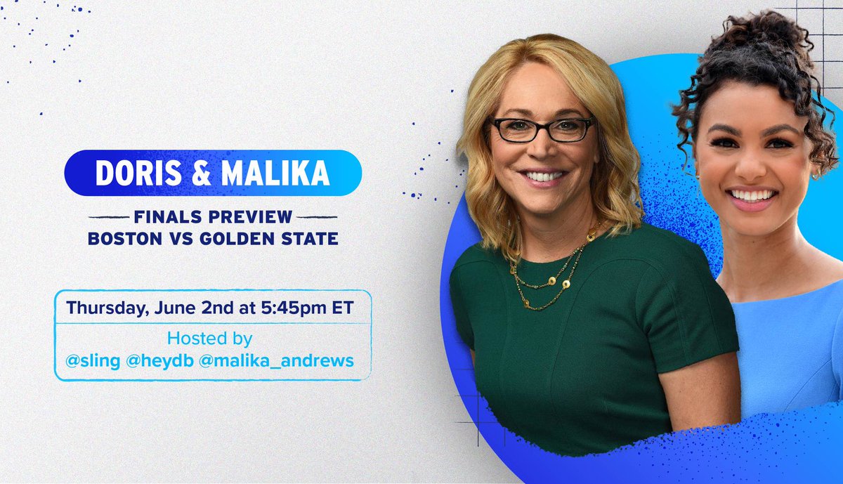 🎙: @heydb and @malika_andrews 👂🏻:x.com/i/spaces/1djgx… ⏰: 5:45pm ET 🏀: #NBAFinals Preview | #AllAbout18 vs #DubNation ⬇️: Reply with your questions for DB and Malika #NBATwitter