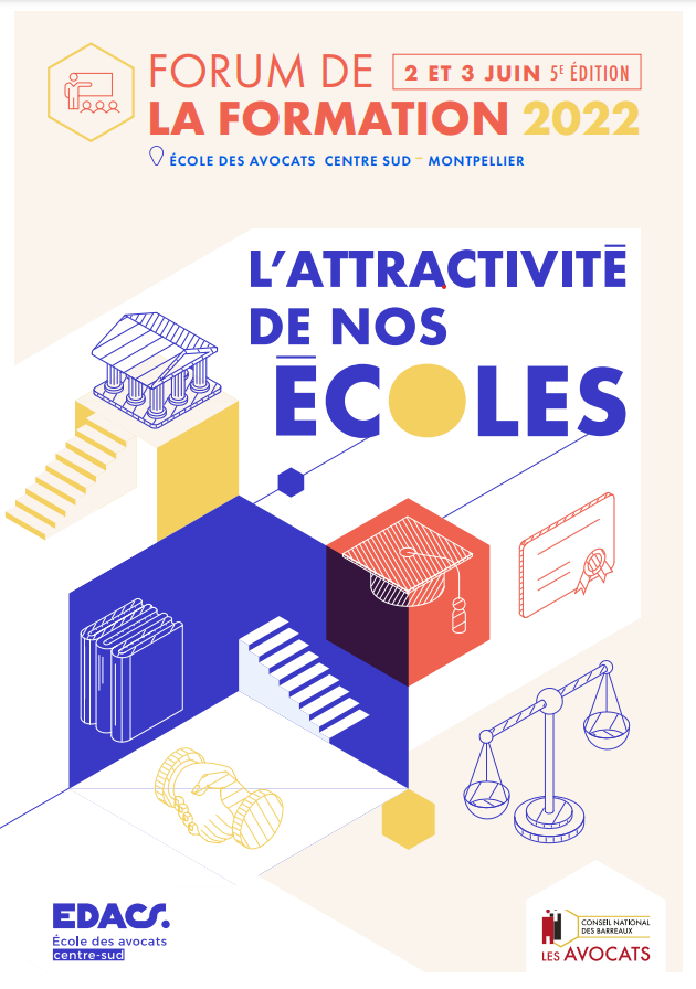 EDACentreOuest's tweet photo. Top départ de la 5e édition du #ForumFormation organisé par le @CNBarreaux à l’@EDACentreSud. 2 jours où #avocats, EDA et élèves-avocats sont réunis pour réfléchir à l'avenir de la profession. Le sujet cette année : «L’attractivité de nos écoles» ✅ https://t.co/CiJ1haDYRu
