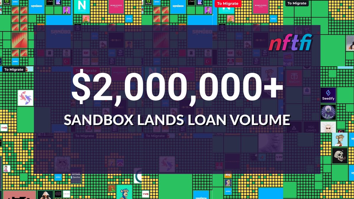 Our users have unlocked more than 2M liquidity using their <a href="/TheSandboxGame/">The Sandbox</a> LAND!

Join the Discord to meet fellow LAND owners and learn how it works!
👉discord.gg/sCprta6
