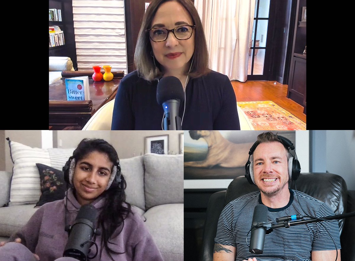 ArmchairExpPod's tweet image. Susan Cain joins us! Susan, author of Quiet: The Power Of Introverts in a World that Can’t Stop Talking, chats with us about her new book Bittersweet: How sorrow and longing make us whole. If you are exceptionally moved by sad music, this one is for you! Enjoy!! 🍒  @susancain