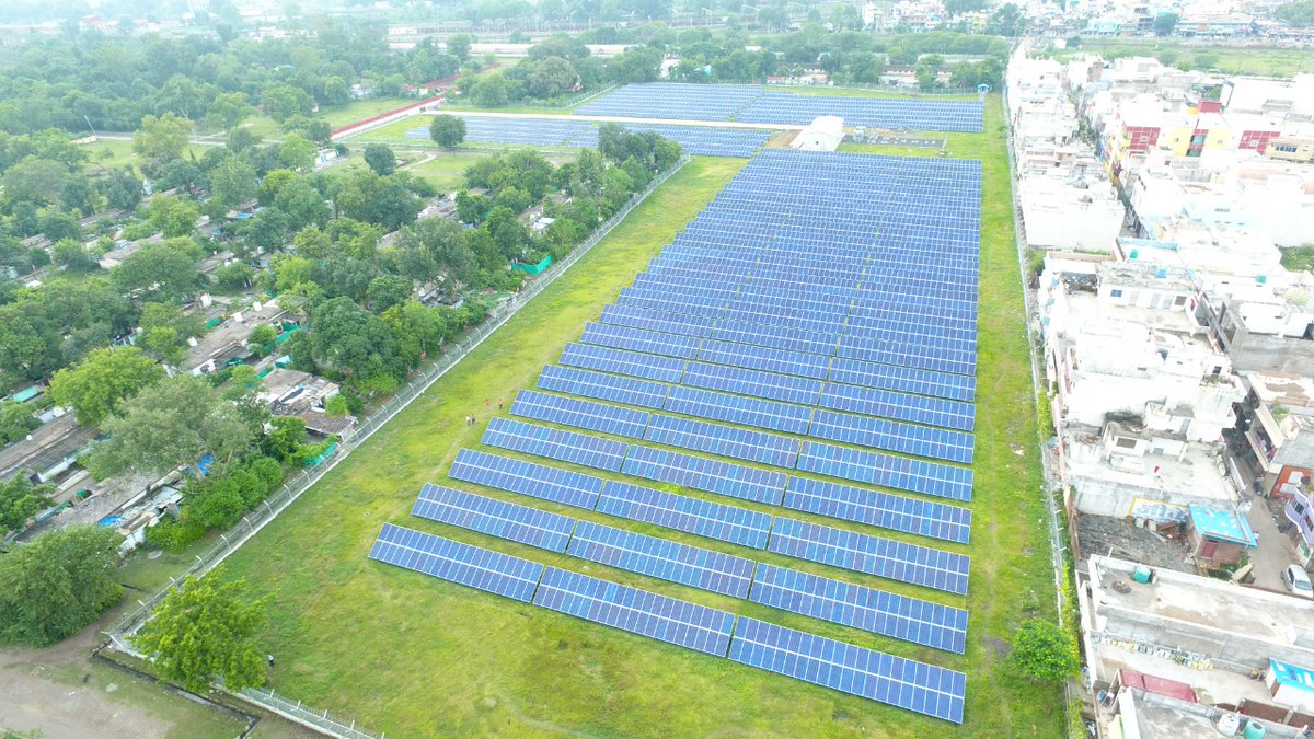 Railway's 1st of its kind initiative 'Solar energy directly feeding 25 kV AC traction system-Bina Solar Plant' project has won award in category of Best Use of Zero-Carbon Technology at the UIC International Sustainable Railway awards held on 1st June 2022 in Berlin.

<a href="/wc_railway/">West Central Railway</a>