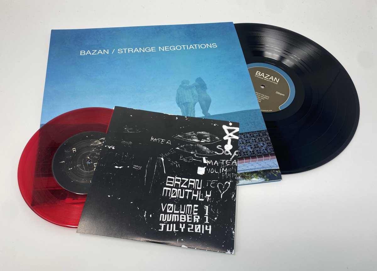 Happy anniversary to @davidbazan's Strange Negotiations🎉 We're giving away a copy of the LP & out-of-print 7' Bazan Monthly Volume 1, number 1. Win em both here💙 instagram.com/p/CeTqDAlLmBK/…