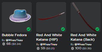 Just put out some new stuff and some old stuff! Be sure to check it out!

roblox.com/catalog/?Categ…

#Roblox #RobloxUGC