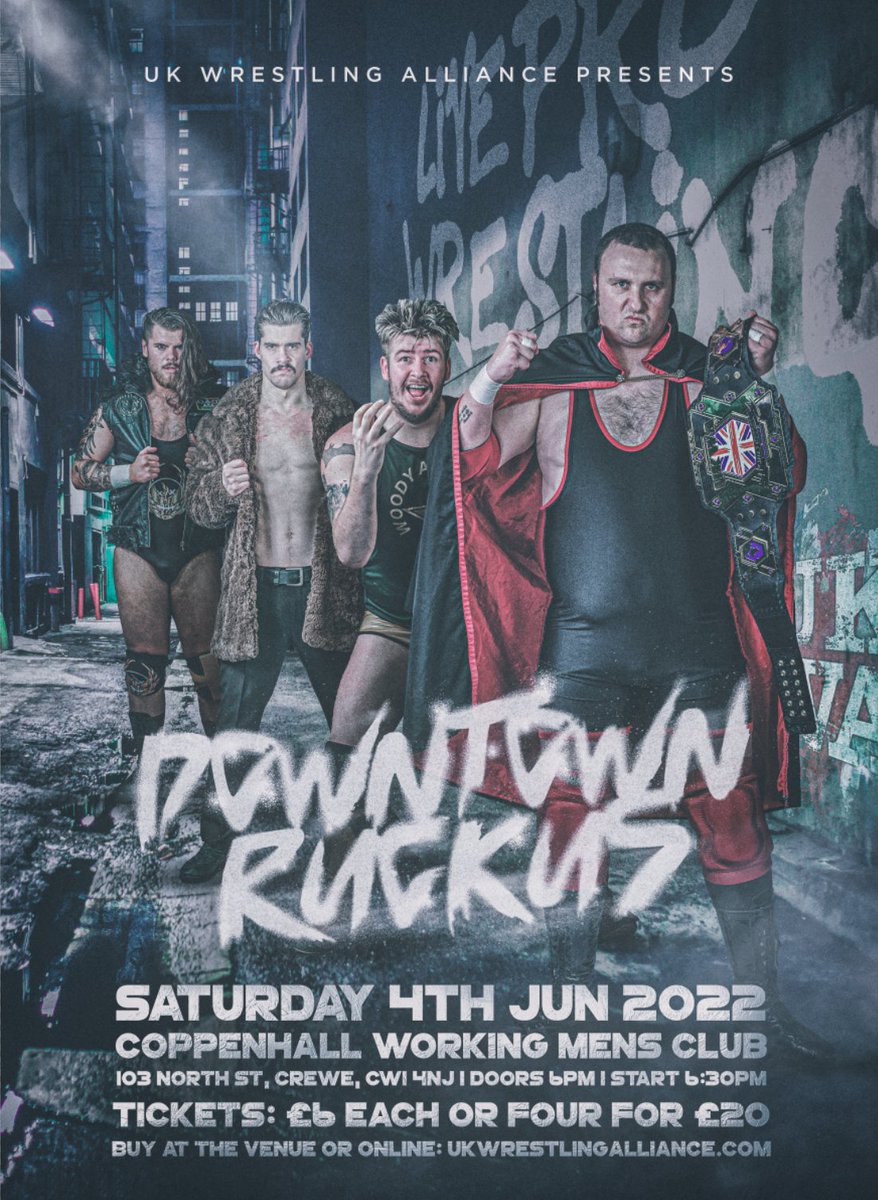 ChrisMortonPugh's tweet photo. June Shows...
4th @UKWA_Wrestling
Crewe #UKWACrewe
19th @Sacrifice_PW
Bedford #SPBedford
Inbox is open!!!
#BookPugh #MicClub #WrestlingIsForEveryone https://t.co/Z2fiBq469n