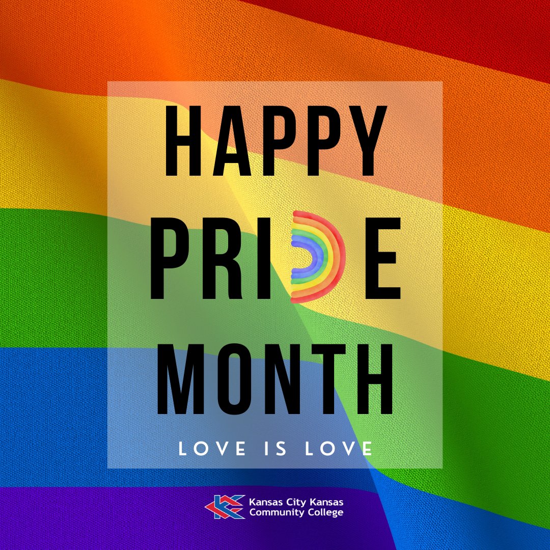 Happy Pride Month to the LGBTQ+ community! 🏳️‍🌈 #KCKCCProud #PrideMonth