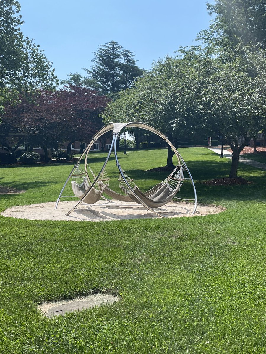 allitix's tweet photo. Discovered these amazing hammocks while out exploring campuses in North Carolina. Great option for your campus community, @wssu! https://t.co/V1pTUQCZqT