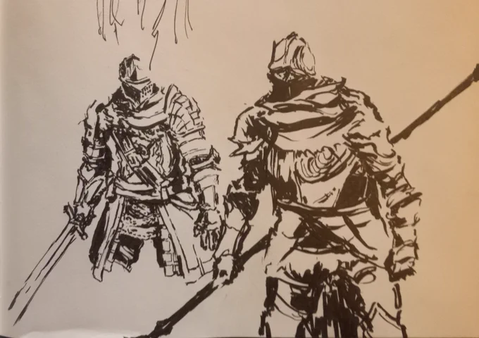 Sketches in the cafe 