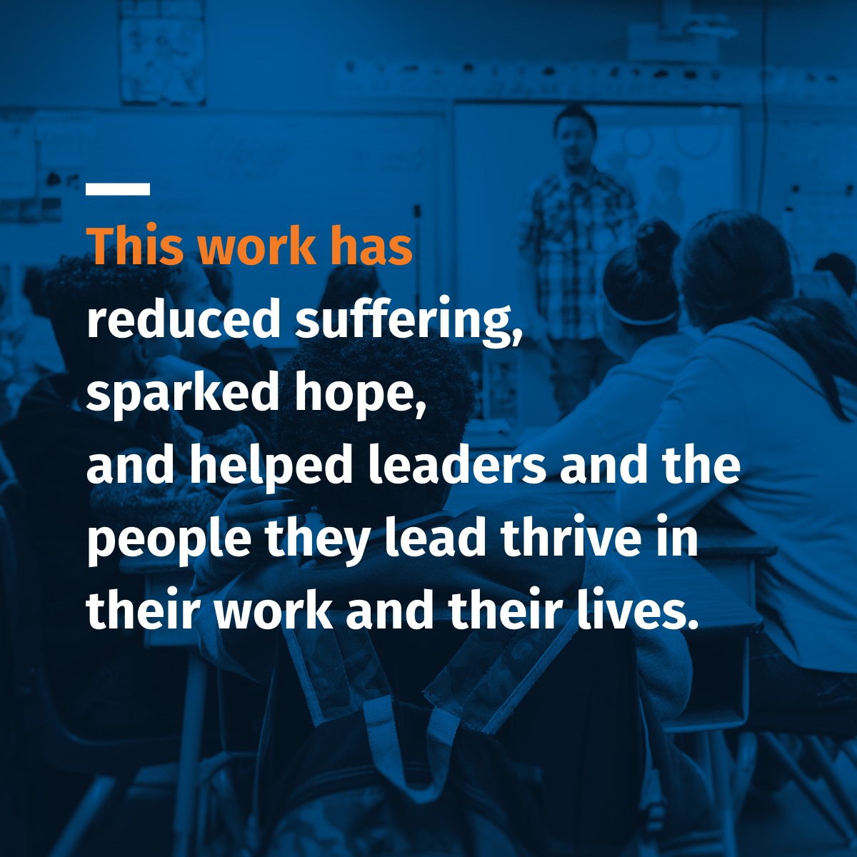 The leaders who have used our 5-square have experienced significant growth in competencies that they often believed were fixed, and the impact of that growth has been evident in their 360 feedback, org health data, staff retention, and other organizational outcomes.