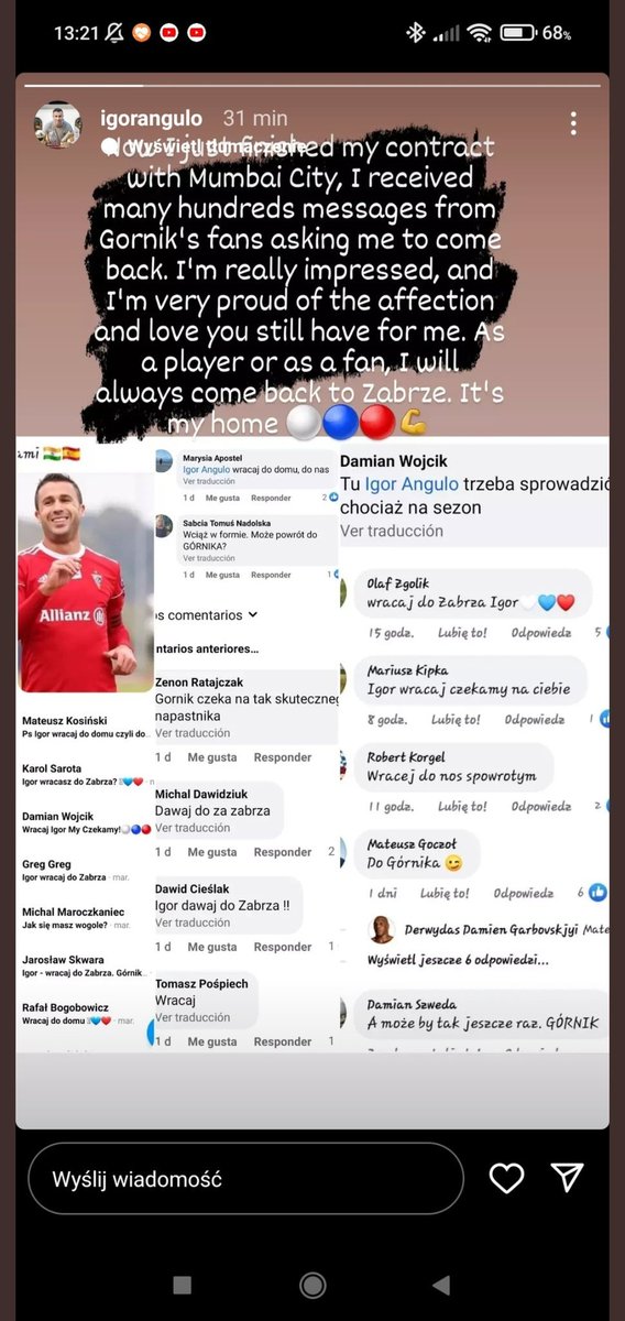 TomW46962919's tweet photo. Górniku Nasz kochamy Cię. jesteśmy....ale jest sprawa #GornikZabrzeSSA , #Angulo, #IgorAngulo, #zabskitwitter https://t.co/sYbkl5IO3v