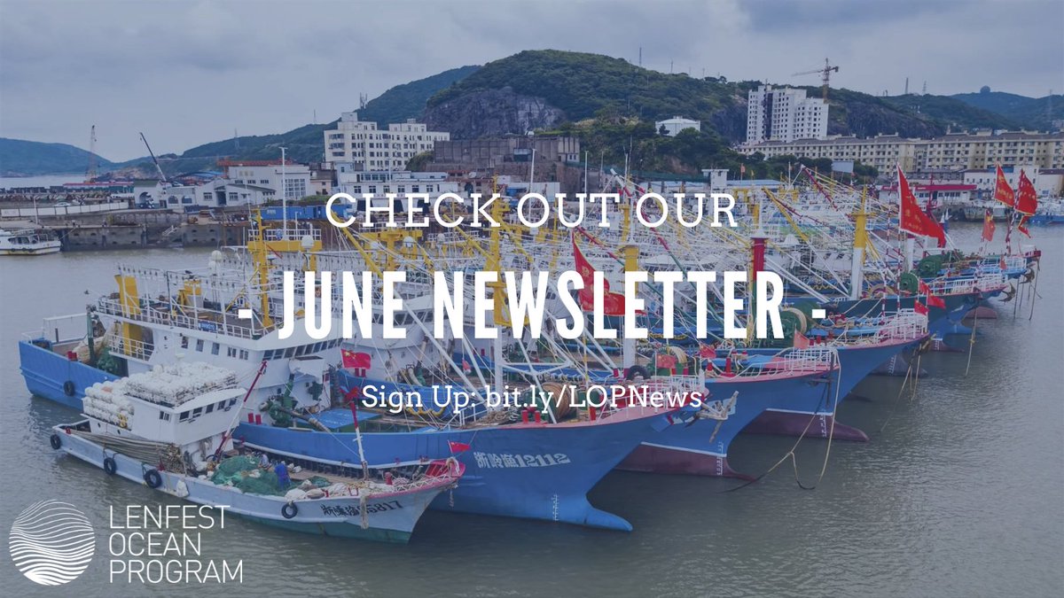 In our June newsletter, we have new resources from <a href="/OceanModeling/">Ocean Modeling Forum</a> Forum's #MarineMammal Bycatch Working Group, a webinar recording on the vulnerability of China’s fisheries to #ClimateChange, recent publications, &amp; more! Read it here: mailchi.mp/e068b40de3d8/l…