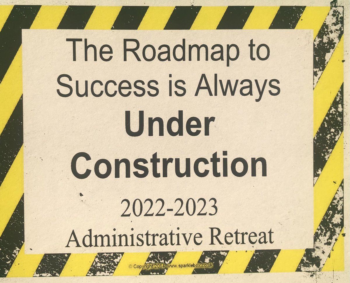 ccolemanleader1's tweet photo. I am proud to help build   @GriffinSpalding as we follow our “Roadmap to Success!” We are Under Construction!!! @SemajVideo #adminretreat #dreambig #takesmallsteps #underconstruction https://t.co/bDwUBAJkgj