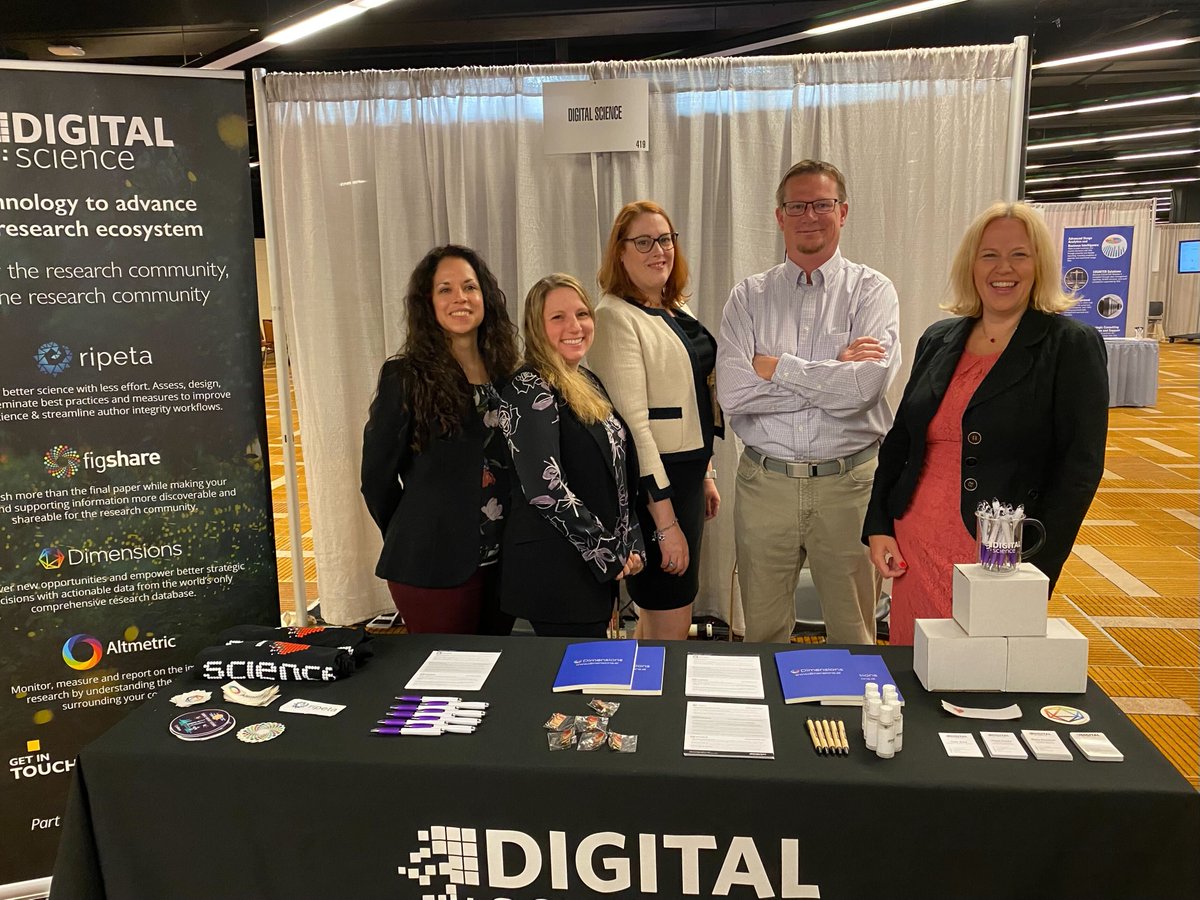 digitalsci's tweet image. The Publisher Team is ready! Please drop by booth 419 to say hello at #SSP2022. 😃 

@ScholarlyPub, @DSDimensions, @altmetric, @figshare

ow.ly/A1yw50JoisW

#publishing #ScholarlyPublishing #scicomm #scholcomm