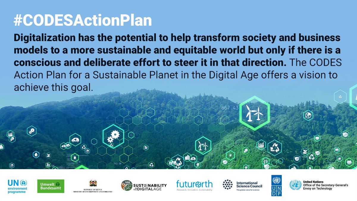 From shared intent to collective action: #CODESActionPlan launched at #Stockholm50 to advance sustainability in digital age. Over 1,000 stakeholders from 100 countries involved!

Watch Launch: youtu.be/qx5_KVIce6g
Read & Engage: sparkblue.org/joincodes

#DigitalSustainability