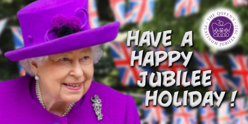 However you will be celebrating, have a really special time. 💜#queensjubilee