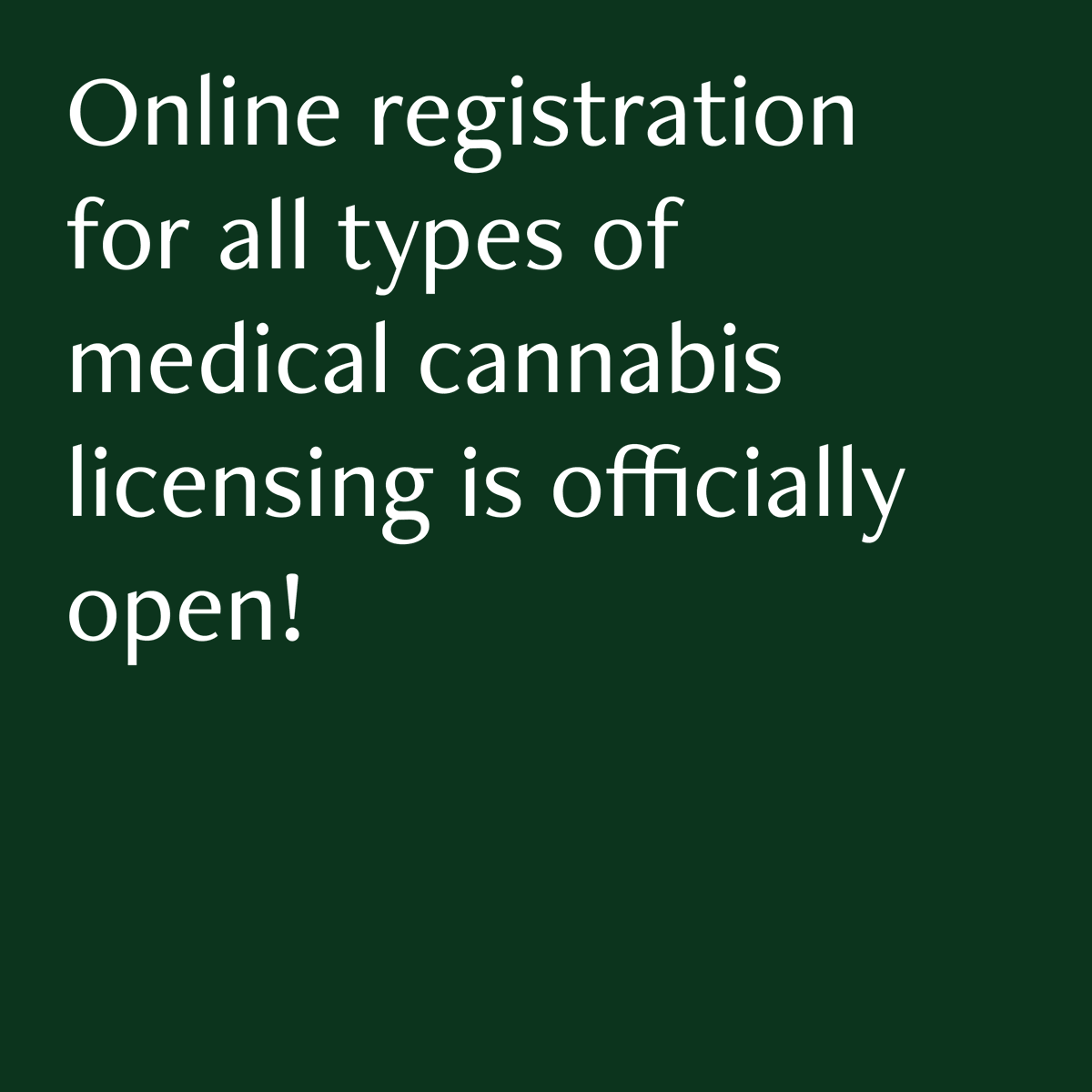 The Mississippi Department of Health has officially opened registration for medical cannabis licensing as of yesterday! If you are a business or a future patient, you can find more information about the application process on the MDOH's website. msdh.ms.gov/msdhsite/_stat…