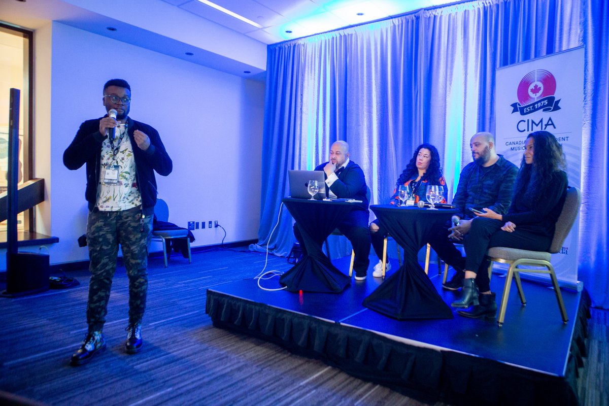 ecmaofficial's tweet photo. On May 7, 2022, our partners and industry gathered to hear to culmination of our 2021 4-part Breaking Down Racial Barriers series, including the findings and recommendations given in 5 key areas. 

More info>> https://t.co/OT2PiZXMm8

@CIMAmusic75 @FACTORCanada @TD_Canada https://t.co/wzzdaWNZIS