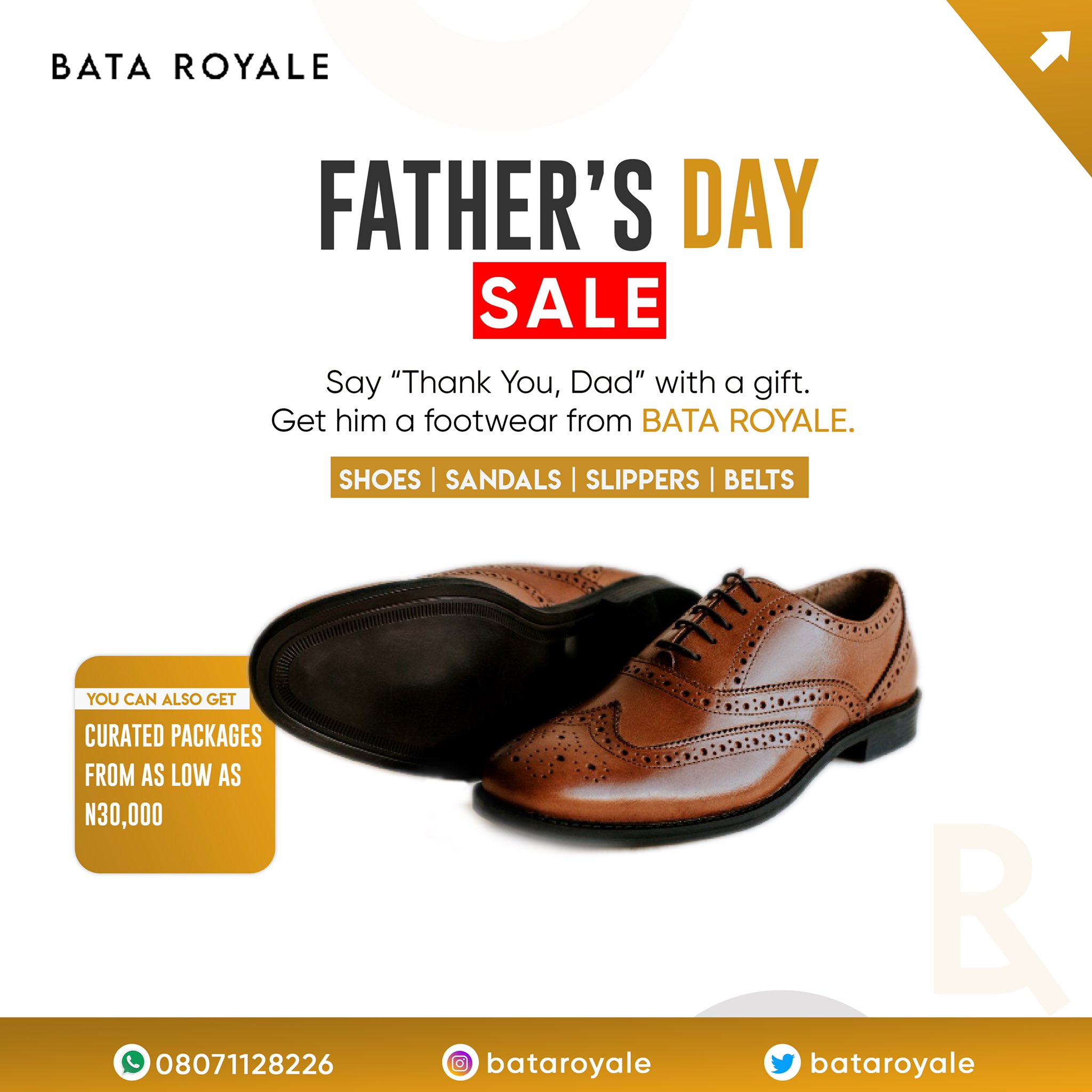 Father's day hotsell shoe sale