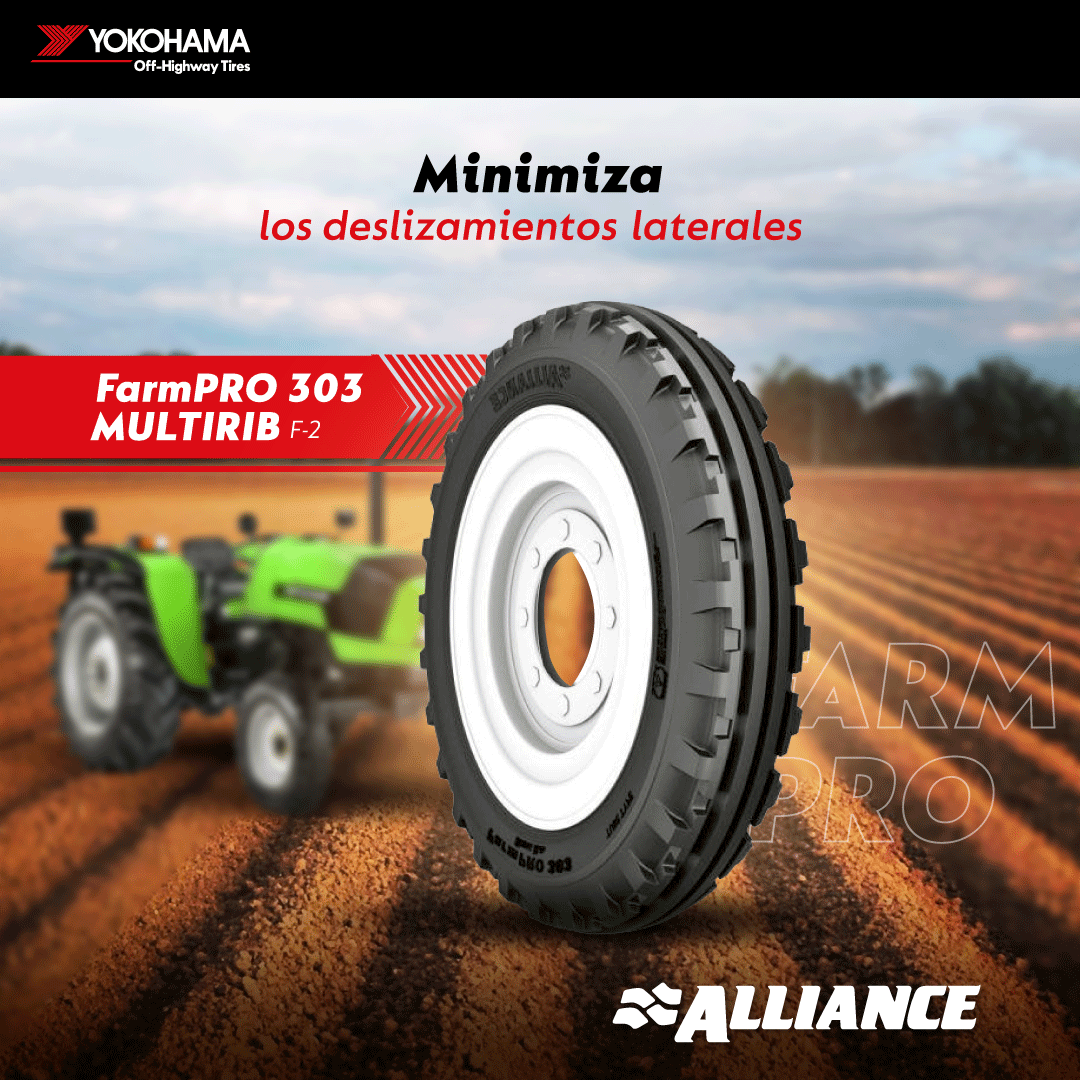 YokohamaOHTPeru's tweet photo. Autolimpieza y resistencia a cortes y rastrojos🛡️
Es el FarmPro 303 MULTIRIB F-2💡
✅: https://t.co/R3N1cxhNIq / https://t.co/ivyK6GICbE
📧: ventas.llantas@molicom.com.pe
💻: https://t.co/x2MAKdHp7S
#YokohamaOHT #Alliance #FarmPRO303 #neumáticos #agrícola #Llantas #Tractores https://t.co/iVd27pUyOk
