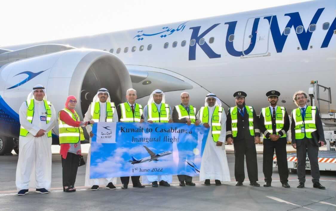 Arabaviation9K's tweet photo. الخطوط الكويتية تدشن اولى رحلاتها الى كازابلانكا بواقع رحلتين اسبوعياً على طائرة ايرباص A330neo

🇰🇼🇲🇦 https://t.co/9zq1tPUgrm