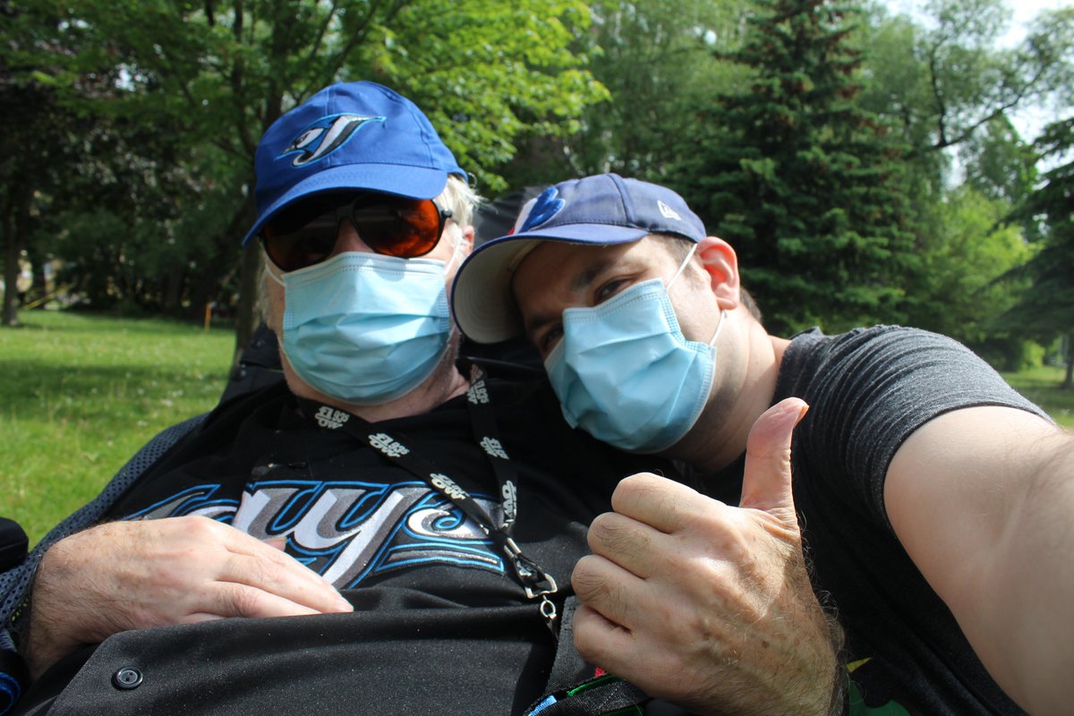 JohnVassal's tweet photo. My father had a stroke over a year ago and has not been outside since. Today dad voted for @hebert_arlena and the @OntLiberal to help Ontario by getting rid of Ford. If my dad who is half paralyzed can take the time and effort to vote, so can you. #OntarioElection2022 #onpoli https://t.co/4uhKvRTtAE