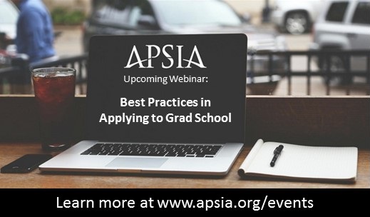 apsiainfo's tweet image. Our monthly, free webinars walk attendees through the basics of selecting a #gradschool, putting together an app, paying for school, &amp;amp; more. 
+
APSIA staff host open office hours monthly. Come chat about anything on your mind!

Upcoming: June 6 &amp;amp; 16

apsia.org/events
