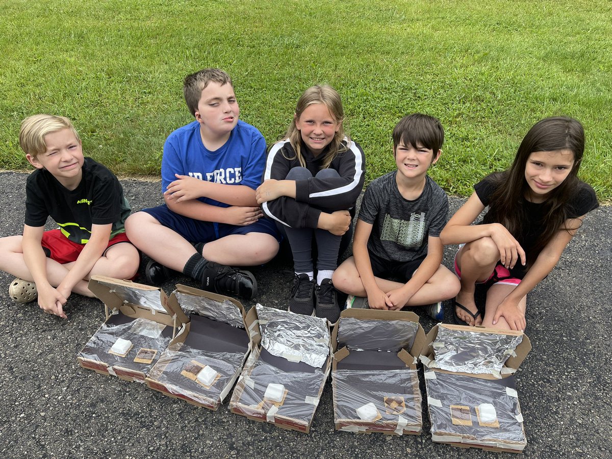 Last Day of School Fun!! 🤩 5th grade built solar ovens to cook a delicious treat!  <a href="/aasd_panthers/">Austin Area School</a> Thanks <a href="/FoxsPizzaDen/">Fox's Pizza Den</a> for donating the boxes!! #STEM #STEMinPA
