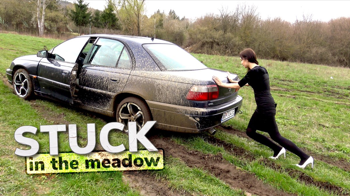 pedaltube's tweet photo. OMG ! She is STUCK in the wet meadow.
NEW MOVIE at https://t.co/gyMDWxrCJ8
#carstuck #cargirl #mudstuck #carstuckgirls #stuckinmud https://t.co/Qi93HIC7NK